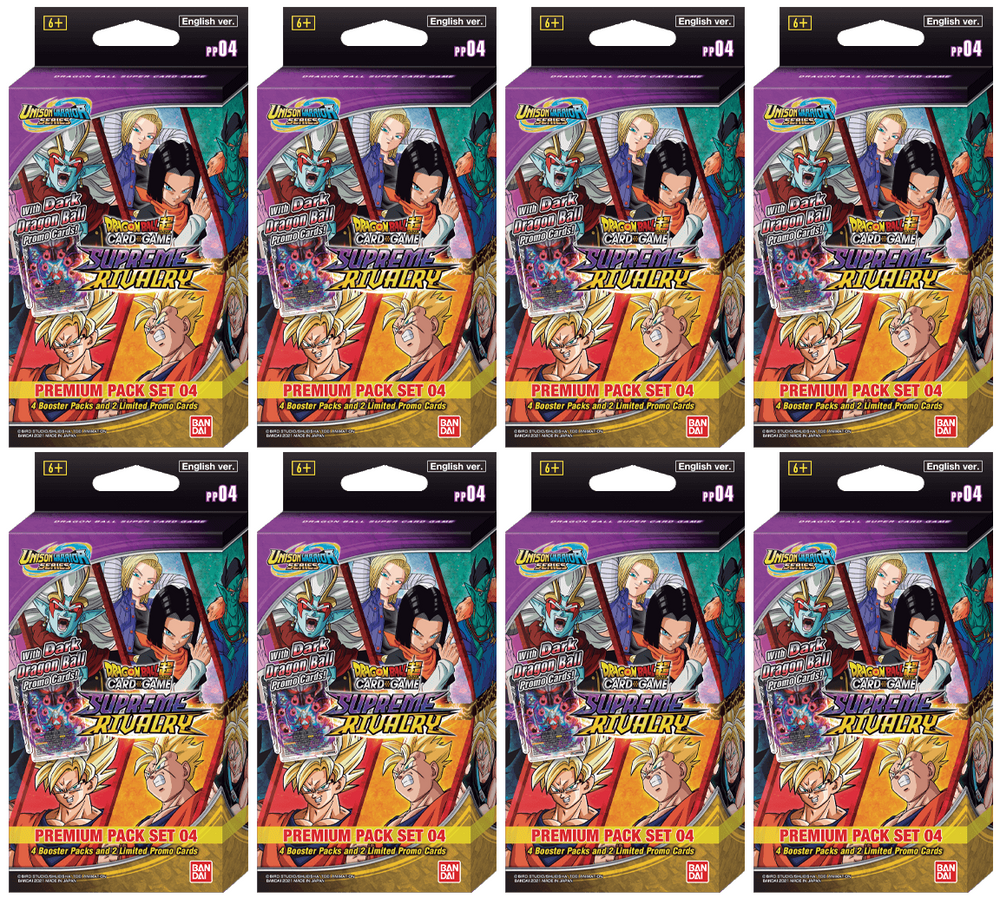 Unison Warrior Series: Supreme Rivalry [PP04] - Premium Pack Set Display