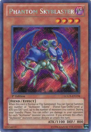 1st Edition, Dark, Effect Monster, Fiend, Legendary Collection 2, Secret Rare, Unlimited Phantom Skyblaster [LCGX-EN194] Secret Rare - Trading Card World