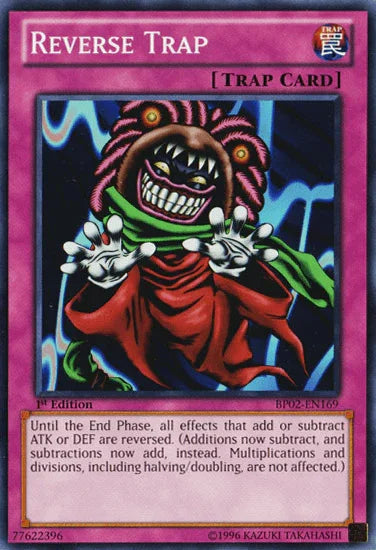 1st Edition, Battle Pack 2: War of the Giants, Mosaic Rare, Normal Trap, Trap, Unlimited Reverse Trap [BP02-EN169] Mosaic Rare - Trading Card World