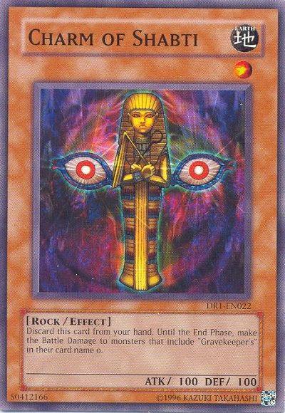 Common, Dark Revelation Volume 1, Earth, Effect Monster, Rock, Unlimited Charm of Shabti [DR1-EN022] Common - Trading Card World