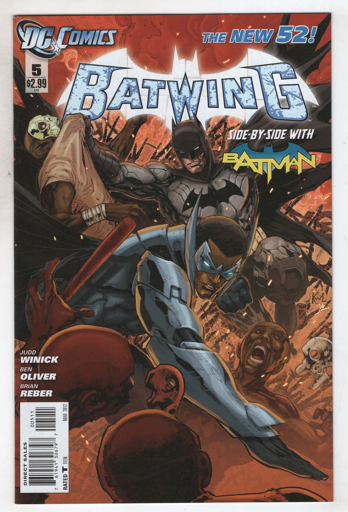 Batwing #5 DC 2012 NM Judd Winick