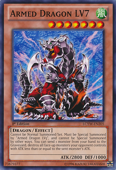 1st Edition, Common, Dragon, Effect Monster, Legendary Collection 3: Yugi's World, Unlimited, Wind Armed Dragon LV7 [LCYW-EN205] Common - Trading Card World
