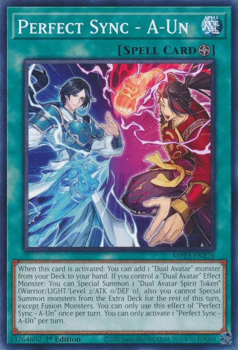 1st Edition, Common, Dueling Heroes Collectors Tin - Mega Pack (25th Anniversary Edition), Field Spell, Spell Perfect Sync - A-Un [MP23-EN276] Common - Trading Card World
