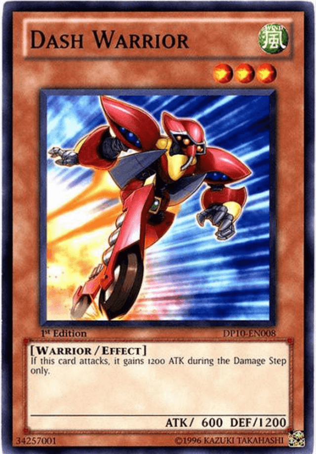 1st Edition, Common, Duelist Pack 10: Yusei 3, Effect Monster, Unlimited, Warrior, Wind Dash Warrior [DP10-EN008] Common - Trading Card World