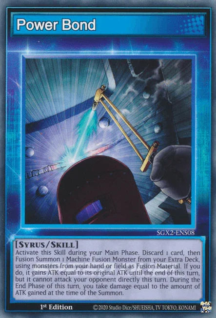 1st Edition, Common, Skill Card, Speed Duel GX: Midterm Paradox Power Bond [SGX2-ENS08] Common - Trading Card World