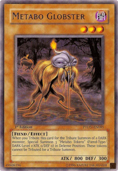 1st Edition, Dark, Effect Monster, Fiend, Phantom Darkness, Rare, Unlimited Metabo Globster [PTDN-EN085] Rare - Trading Card World