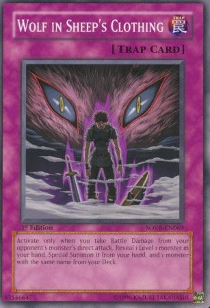 1st Edition, Common, Normal Trap, Stardust Overdrive, Trap, Unlimited Wolf in Sheep's Clothing [SOVR-EN069] Common - Trading Card World