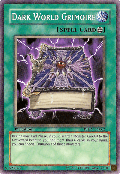 1st Edition, Common, Continuous Spell, Phantom Darkness, Spell, Unlimited Dark World Grimoire [PTDN-EN062] Common - Trading Card World