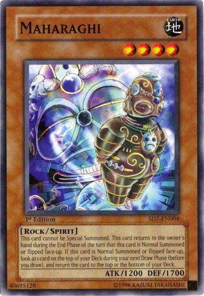 1st Edition, Common, Earth, Effect Monster, Rock, Structure Deck: Invincible Fortress, Unlimited Maharaghi [SD7-EN004] Common - Trading Card World