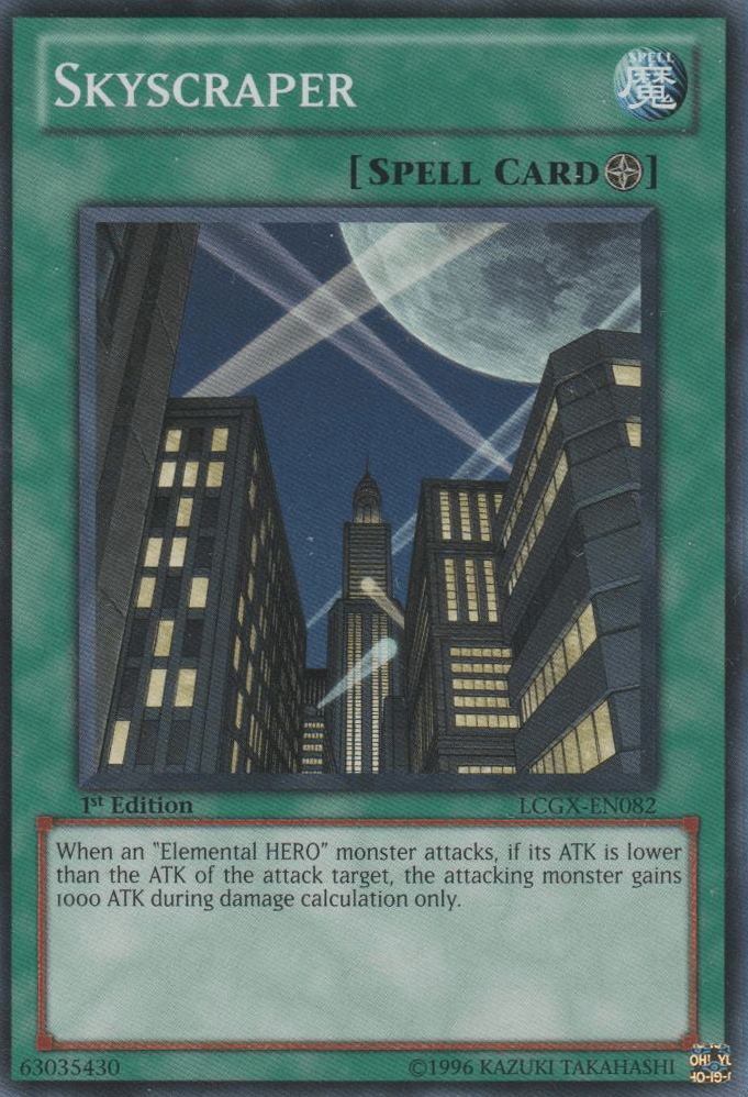 1st Edition, Common, Field Spell, Legendary Collection 2, Spell, Unlimited Skyscraper [LCGX-EN082] Common - Trading Card World