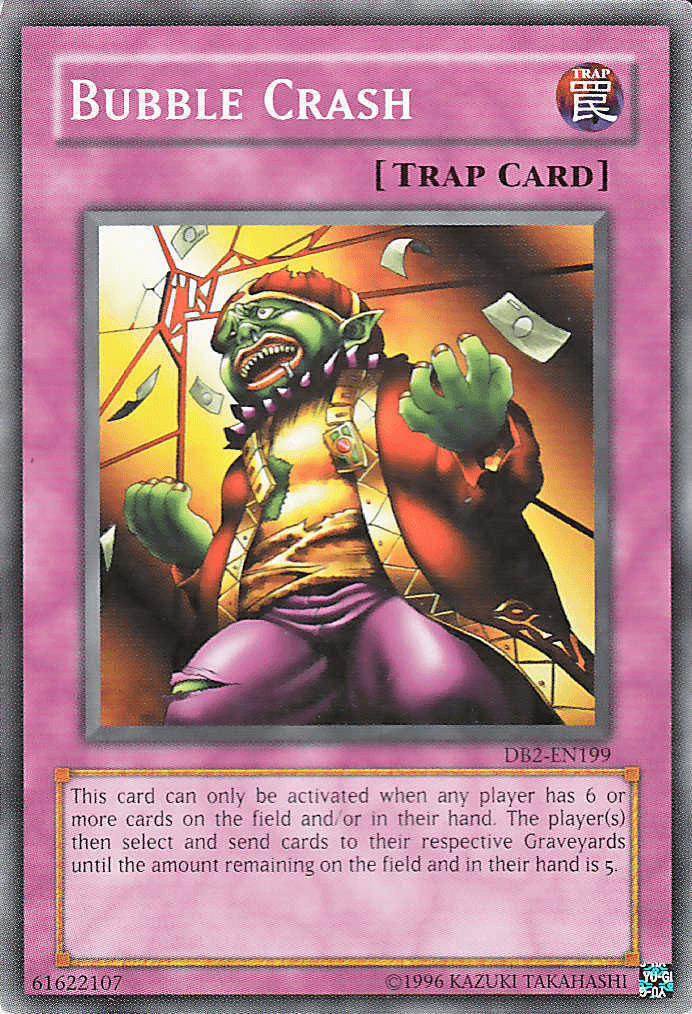 Common, Dark Beginning 2, Normal Trap, Trap, Unlimited Bubble Crash [DB2-EN199] Common - Trading Card World