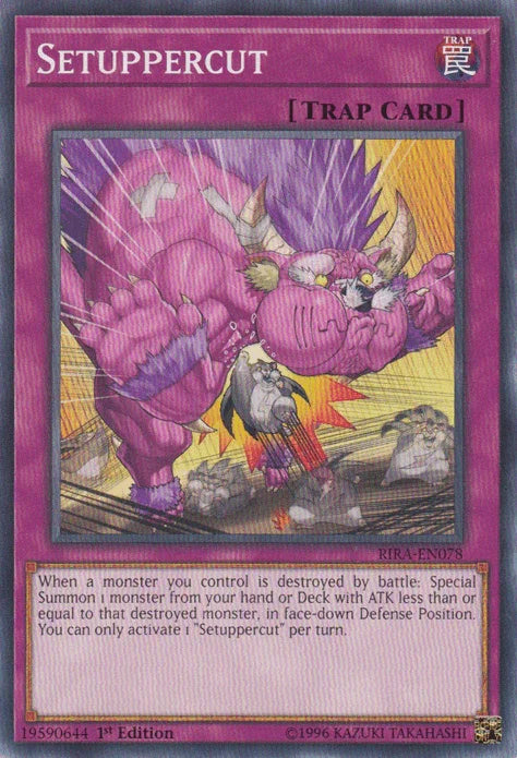 1st Edition, Common, Normal Trap, Rising Rampage, Trap, Unlimited Setuppercut [RIRA-EN078] Common - Trading Card World