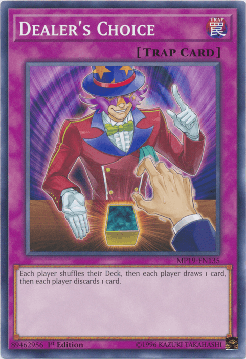 1st Edition, 2019 Gold Sarcophagus Tin Mega Pack, Common, Normal Trap, Trap, Unlimited Dealer's Choice [MP19-EN135] Common - Trading Card World