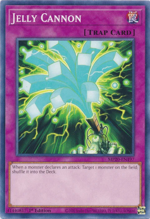 1st Edition, 2020 Tin of Lost Memories, Common, Normal Trap, Trap Jelly Cannon [MP20-EN197] Common - Trading Card World