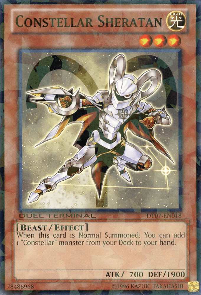 Beast, Common, Duel Terminal 7, Effect Monster, Light, Limited Constellar Sheratan [DT07-EN018] Common - Trading Card World