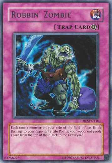 Continuous Trap, Dark Revelation Volume 2, Rare, Trap, Unlimited Robbin' Zombie [DR2-EN110] Rare - Trading Card World