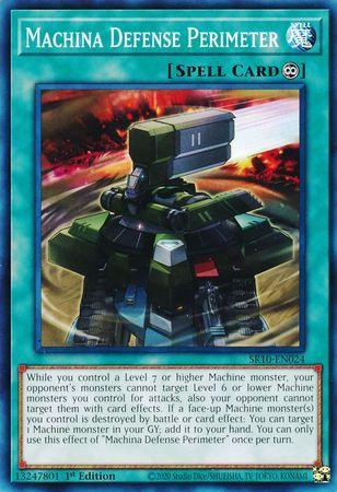 1st Edition, Common, Continuous Spell, Spell, Structure Deck: Mechanized Madness Machina Defense Perimeter [SR10-EN024] Common - Trading Card World