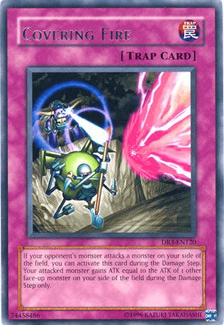 Dark Revelation Volume 3, Normal Trap, Rare, Trap, Unlimited Covering Fire [DR3-EN120] Rare - Trading Card World