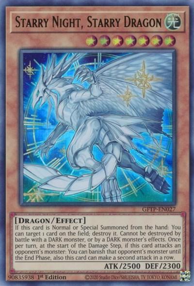 1st Edition, Dragon, Effect Monster, Ghosts from the Past, Light, Ultra Rare Starry Night, Starry Dragon [GFTP-EN027] Ultra Rare - Trading Card World