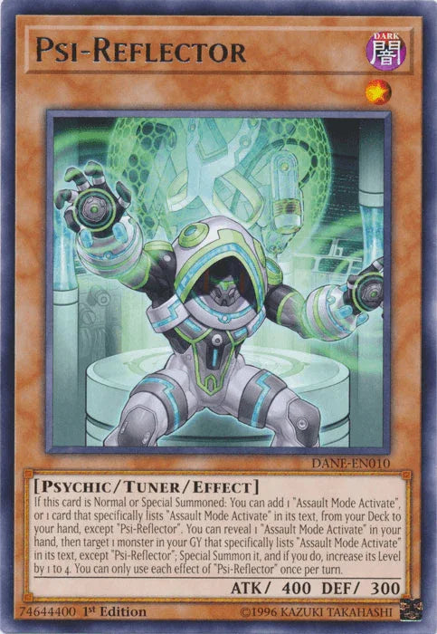 1st Edition, Dark, Dark Neostorm, Psychic, Rare, Tuner/Effect Monster, Unlimited Psi-Reflector [DANE-EN010] Rare - Trading Card World