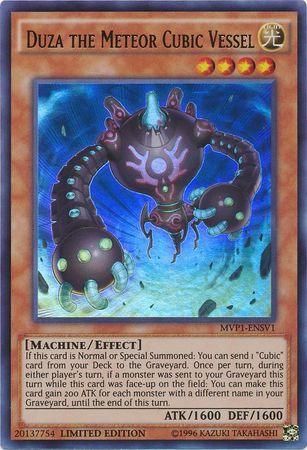 Effect Monster, Light, Limited, Machine, The Dark Side of Dimensions Movie Pack: Secret Edition, Ultra Rare Duza the Meteor Cubic Vessel [MVP1-ENSV1] Ultra Rare - Trading Card World