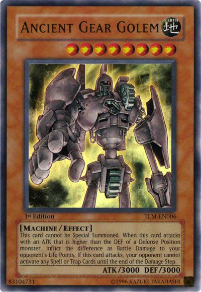 1st Edition, Earth, Effect Monster, Machine, The Lost Millennium, Ultra Rare, Unlimited Ancient Gear Golem [TLM-EN006] Ultra Rare - Trading Card World