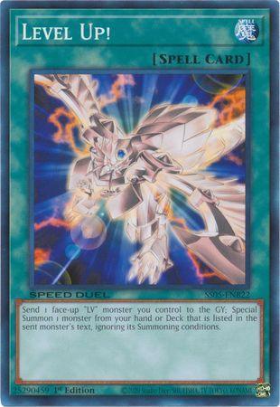 1st Edition, Common, Normal Spell, Speed Duel: Twisted Nightmares, Spell Level Up! [SS05-ENB22] Common - Trading Card World