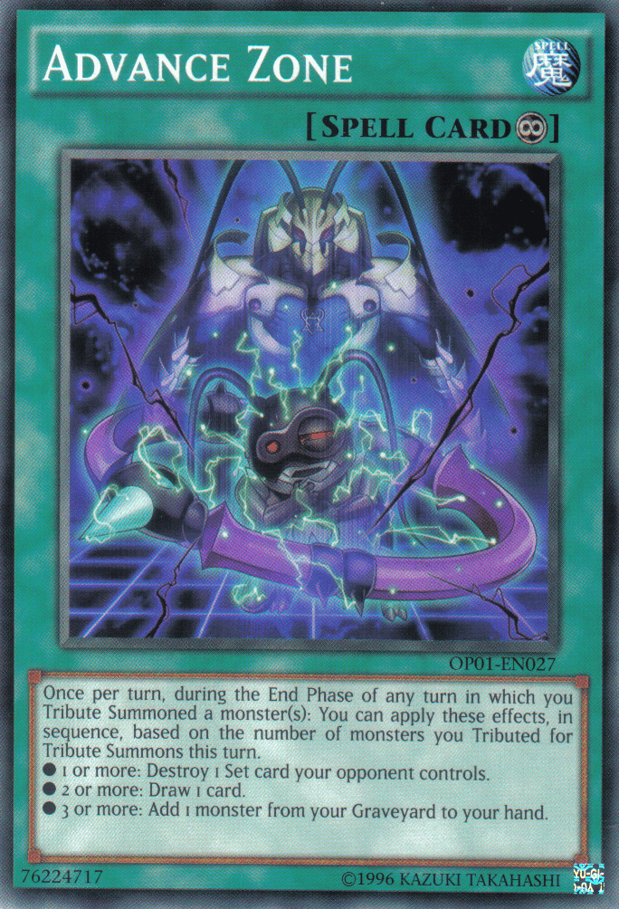 Common, Normal Spell, OTS Tournament Pack 1, Spell, Unlimited Advance Zone [OP01-EN027] Common - Trading Card World