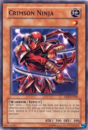 Common, Dark Revelation Volume 2, Earth, Effect Monster, Unlimited, Warrior Crimson Ninja [DR2-EN006] Common - Trading Card World