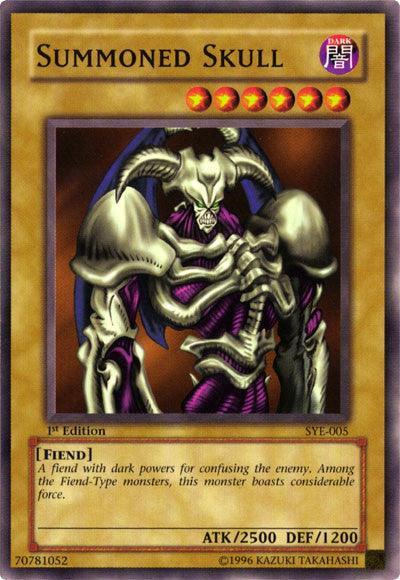 1st Edition, Common, Dark, Fiend, Normal Monster, Starter Deck: Yugi Evolution, Unlimited Summoned Skull [SYE-005] Common - Trading Card World