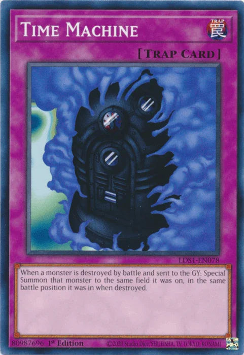 1st Edition, Common, Legendary Duelists: Season 1, Normal Trap, Trap Time Machine [LDS1-EN078] Common - Trading Card World