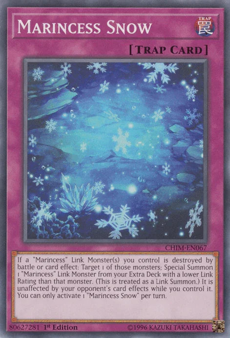 1st Edition, Chaos Impact, Common, Normal Trap, Trap, Unlimited Marincess Snow [CHIM-EN067] Common - Trading Card World