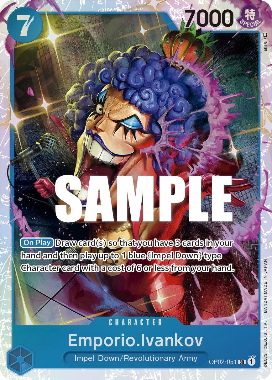 Character, Impel Down, Paramount War, Revolutionary Army, Super Rare Emporio.Ivankov [Paramount War] - Trading Card World