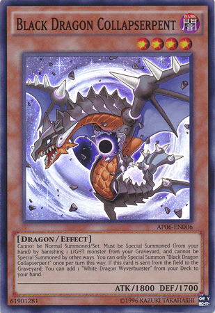 Astral Pack 6, Dark, Dragon, Effect Monster, Super Rare, Unlimited Black Dragon Collapserpent [AP06-EN006] Super Rare - Trading Card World