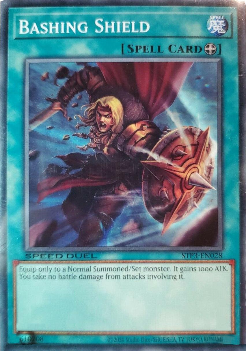 Common, Equip Spell, Speed Duel: Tournament Pack 3, Spell, Unlimited Bashing Shield [STP3-EN028] Common - Trading Card World
