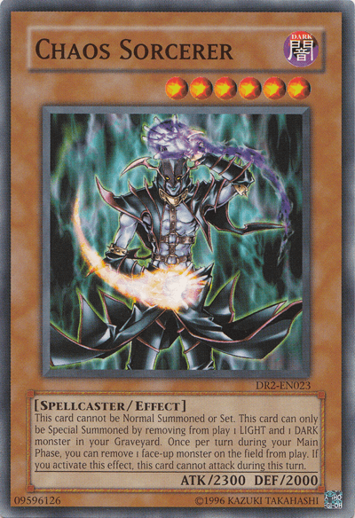 Common, Dark, Dark Revelation Volume 2, Effect Monster, Spellcaster, Unlimited Chaos Sorcerer [DR2-EN023] Common - Trading Card World