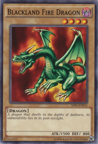 Astral Pack 5, Common, Dark, Dragon, Normal Monster, Unlimited Blackland Fire Dragon [AP05-EN014] Common - Trading Card World
