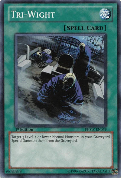 1st Edition, Common, Normal Spell, Photon Shockwave, Spell, Unlimited Tri-Wight [PHSW-EN059] Common - Trading Card World