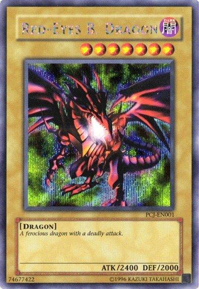 Dark, Dragon, Limited, Normal Monster, Power of Chaos: Joey the Passion, Prismatic Secret Rare Red-Eyes B. Dragon [PCJ-EN001] Prismatic Secret Rare - Trading Card World
