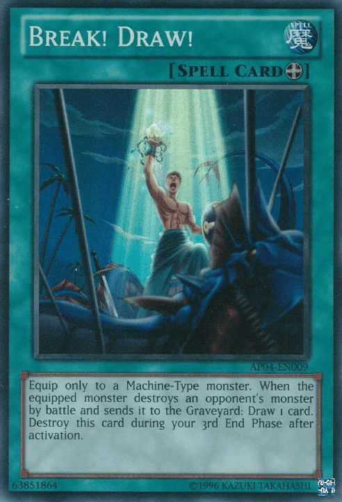 Astral Pack 4, Equip Spell, Spell, Super Rare, Unlimited Break! Draw! [AP04-EN009] Super Rare - Trading Card World