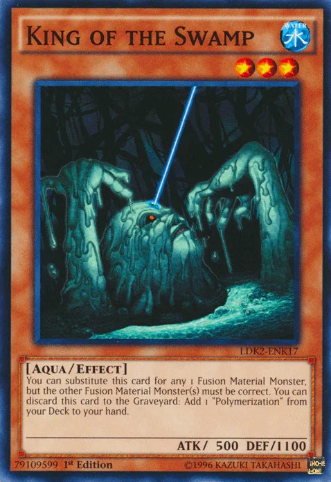 1st Edition, Aqua, Common, Effect Monster, Legendary Decks II, Unlimited, Water King of the Swamp [LDK2-ENK17] Common - Trading Card World