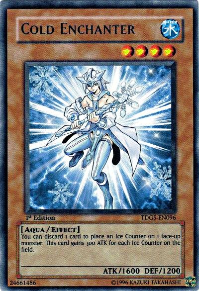 1st Edition, Aqua, Effect Monster, Rare, The Duelist Genesis, Unlimited, Water Cold Enchanter [TDGS-EN096] Rare - Trading Card World