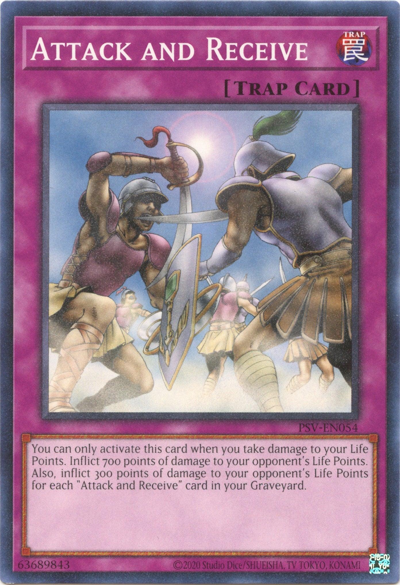 Common, Normal Trap, Pharaoh's Servant (25th Anniversary Edition), Trap, Unlimited Attack and Receive (25th Anniversary) [PSV-EN054] Common - Trading Card World