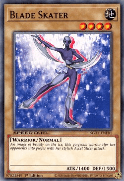 1st Edition, Common, Earth, Normal Monster, Speed Duel GX: Duel Academy Box, Warrior Blade Skater [SGX1-ENE01] Common - Trading Card World
