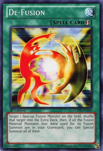 1st Edition, Common, Legendary Collection 3: Yugi's World, Quick Play Spell, Spell, Unlimited De-Fusion [LCYW-EN063] Common - Trading Card World