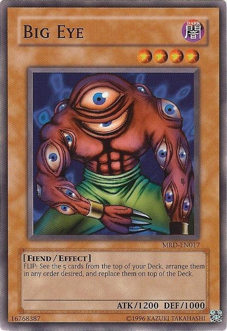 Common, Dark, Effect Monster, Fiend, Metal Raiders, Unlimited Big Eye [MRD-EN017] Common - Trading Card World