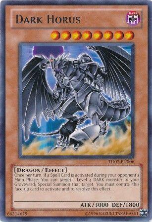 Dark, Dragon, Effect Monster, Rare, Turbo Pack: Booster Seven, Unlimited Dark Horus [TU07-EN006] Rare - Trading Card World