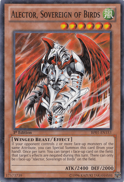 1st Edition, Battle Pack: Epic Dawn, Effect Monster, Starfoil Rare, Unlimited, Wind, Winged Beast Alector, Sovereign of Birds [BP01-EN153] Starfoil Rare - Trading Card World