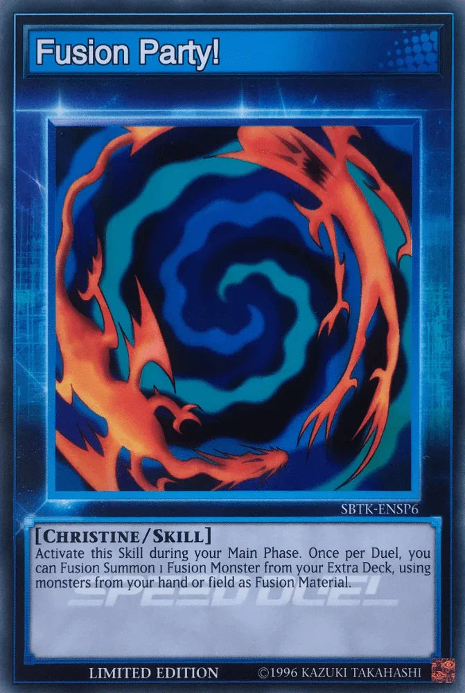 Christine, Common, Limited, Skill, Speed Duel: Trials of the Kingdom Fusion Party! [SBTK-ENSP6] Common - Trading Card World