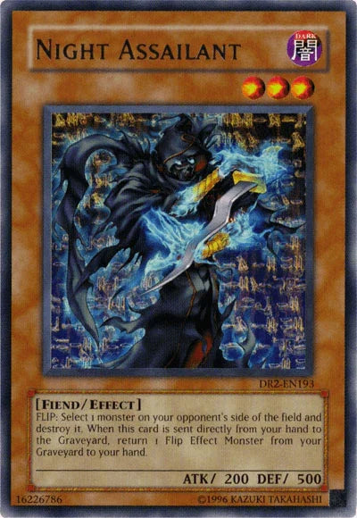 Dark, Dark Revelation Volume 2, Effect Monster, Fiend, Rare, Unlimited Night Assailant [DR2-EN193] Rare - Trading Card World